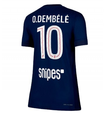 Paris Saint-Germain Ousmane Dembele #10 Replika Hemmatröja Damer 2025-26 Kortärmad
